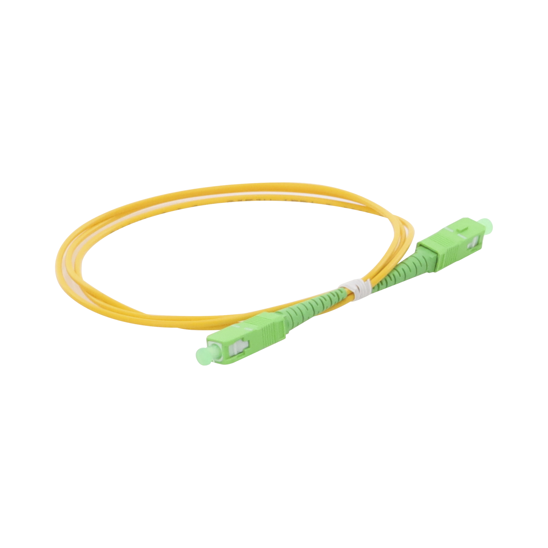 Jumper de Fibra Ãptica Monomodo SC/APC-SC/APC Simplex de 1 metro, 2mm