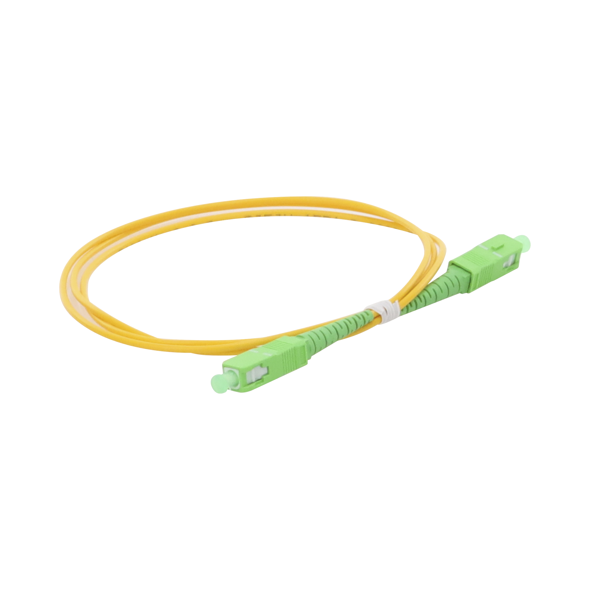 Jumper de Fibra Ãptica Monomodo SC/APC-SC/APC Simplex de 1 metro, 2mm