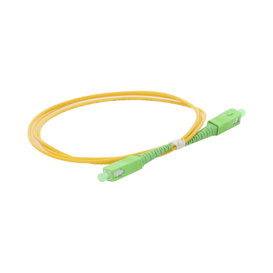 Jumper de Fibra Ãptica Monomodo SC/APC-SC/APC Simplex de 1 metro, 2mm