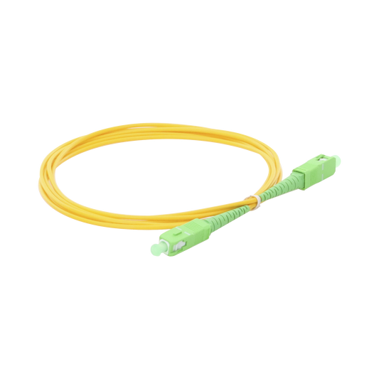 Jumper de Fibra Ãptica Monomodo SC/APC-SC/APC Simplex de 2 metros, 2mm