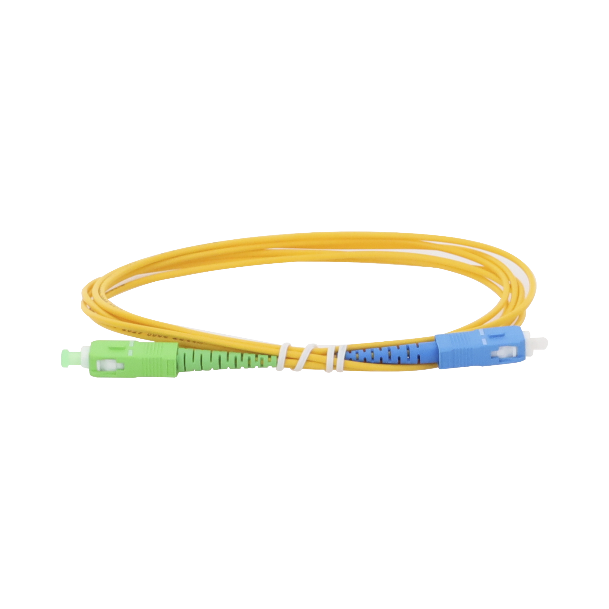 Jumper de Fibra Ãptica Monomodo SC/APC-SC/UPC Simplex de 2 metros, 2mm