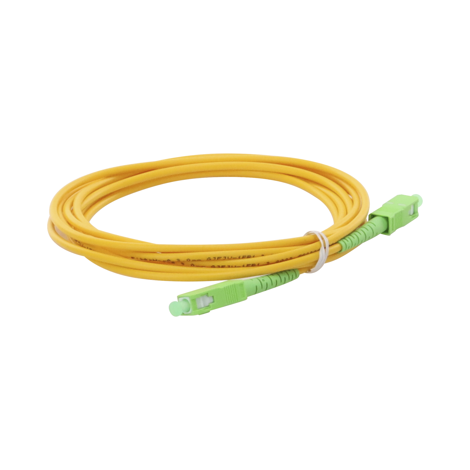 Jumper de Fibra Ãptica Monomodo SC/APC-SC/APC Simplex de 2 metros 3mm