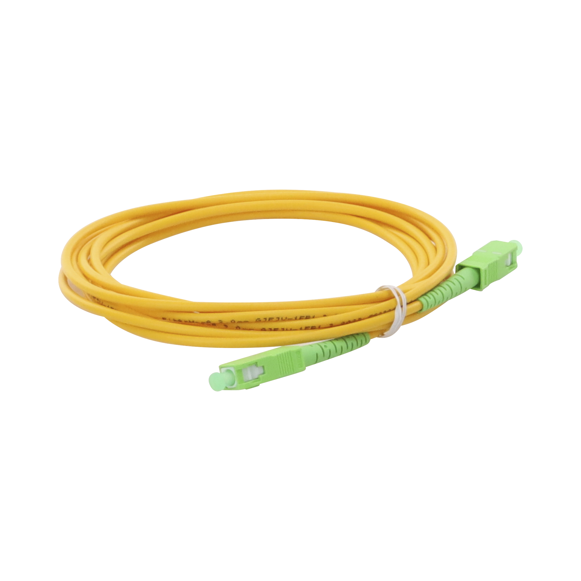 Jumper de Fibra Ãptica Monomodo SC/APC-SC/APC Simplex de 2 metros 3mm