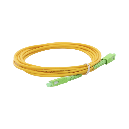 Jumper de Fibra Ãptica Monomodo SC/APC-SC/APC Simplex de 2 metros 3mm