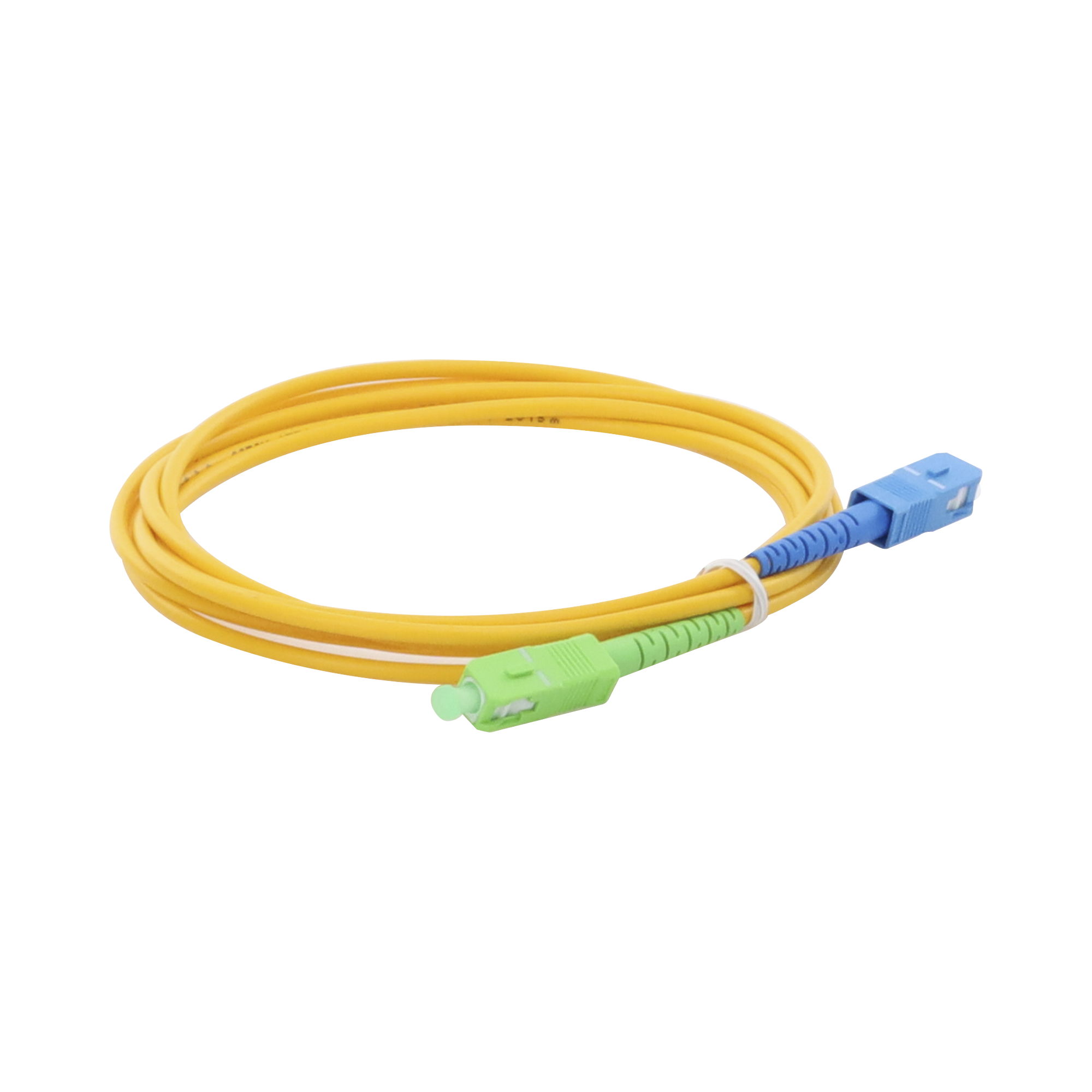 Jumper de Fibra Ãptica Monomodo SC/APC-SC/UPC Simplex de 2 metros, 3mm