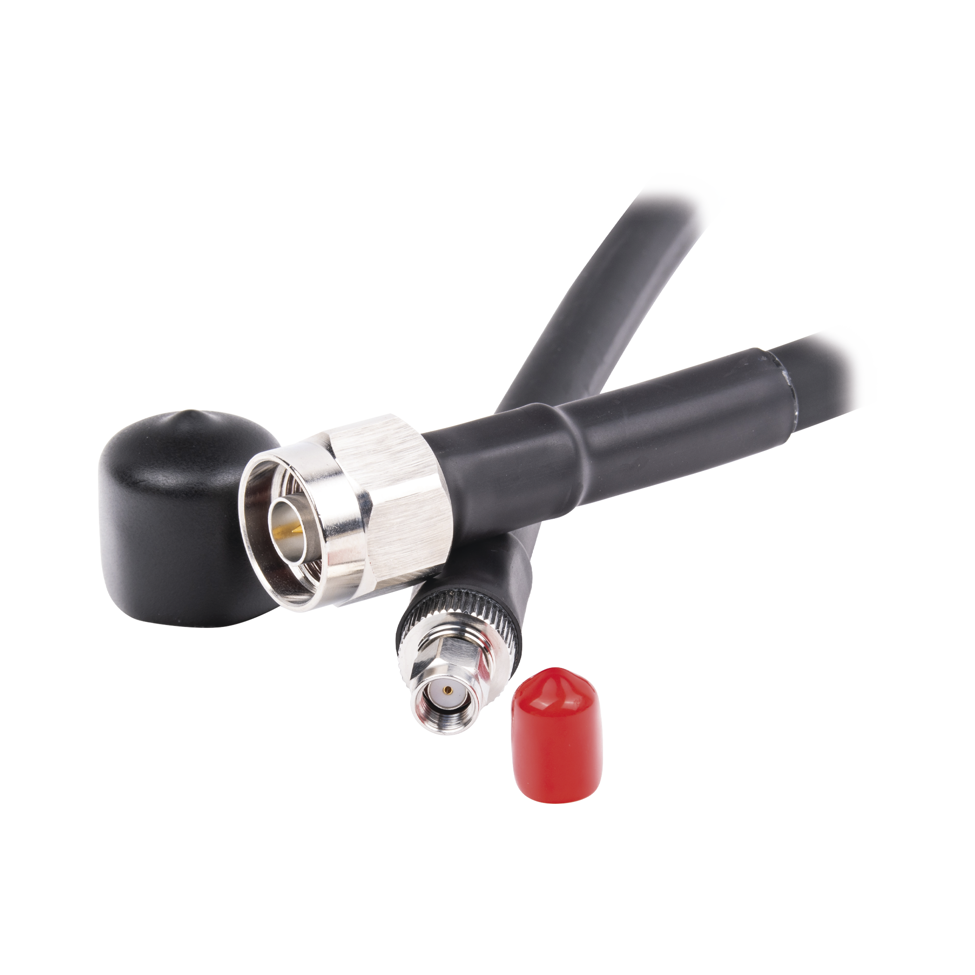 Jumper Ultra Flexible de baja pÃ©rdida para equipos inalÃ¡mbricos hasta 7 GHz SMA Macho Inverso a N-Macho