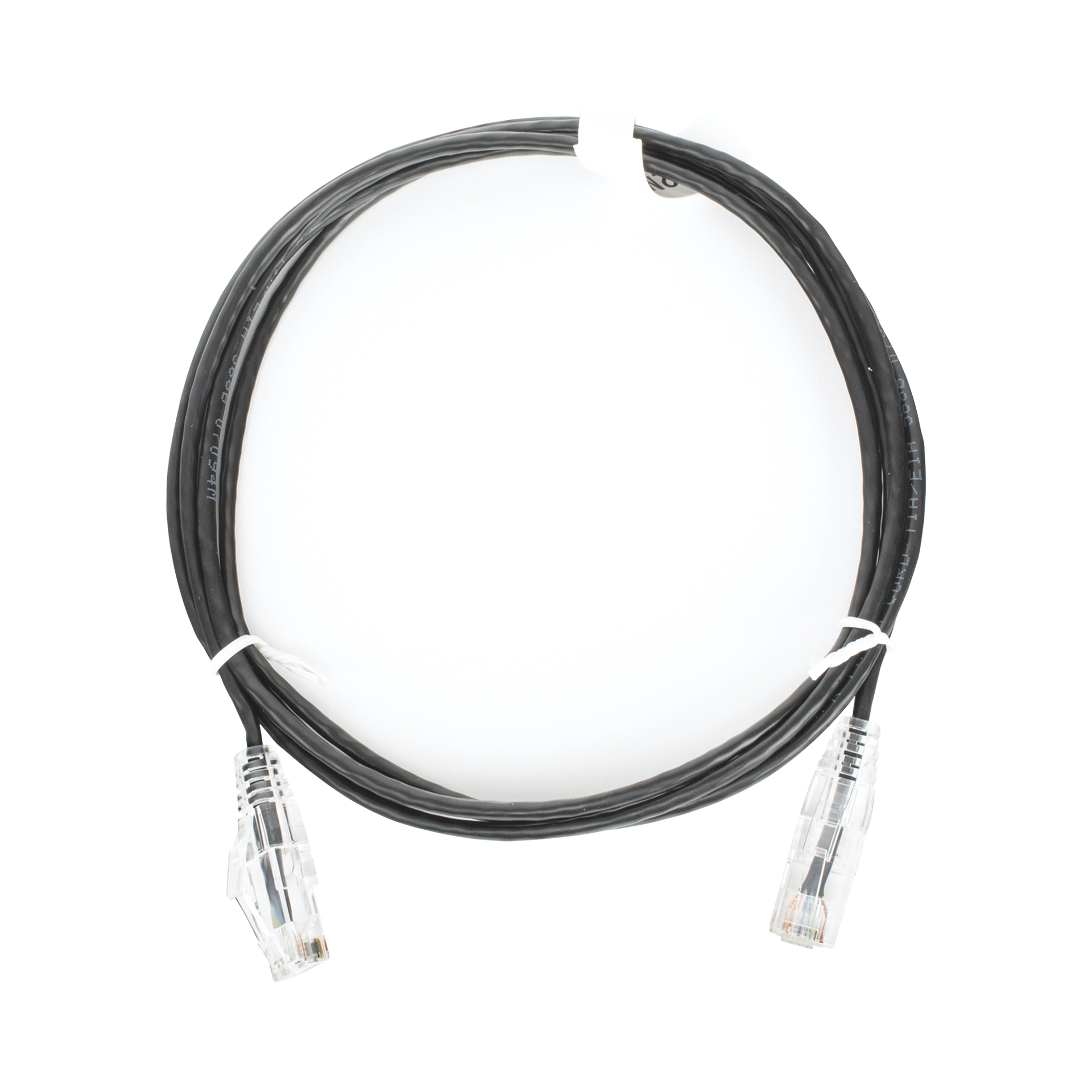 Cable de Parcheo Slim UTP Cat6 - 1.5 m Negro DiÃ¡metro Reducido (28 AWG)