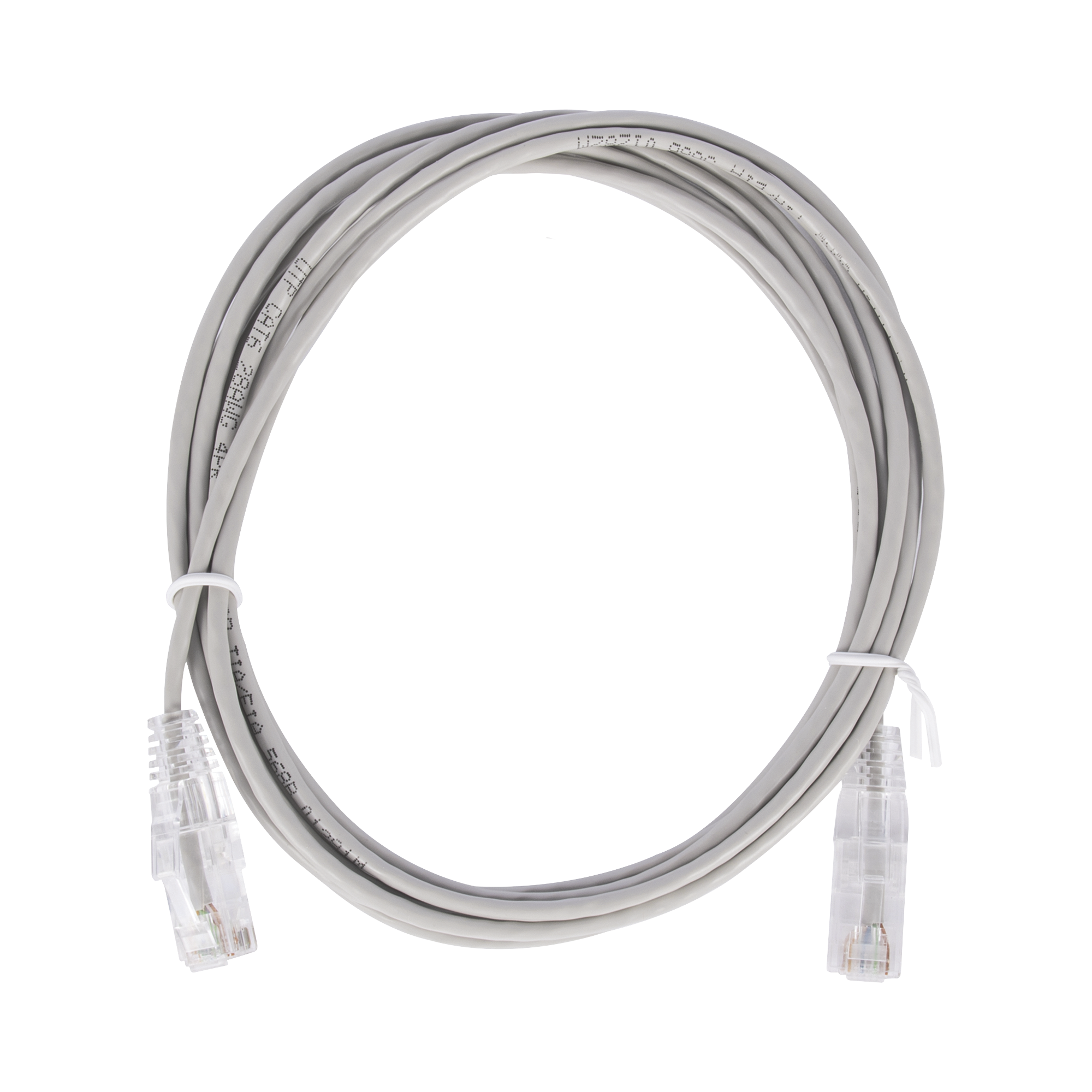 Cable de Parcheo Slim UTP Cat6 - 2 m Gris DiÃ¡metro Reducido (28 AWG)