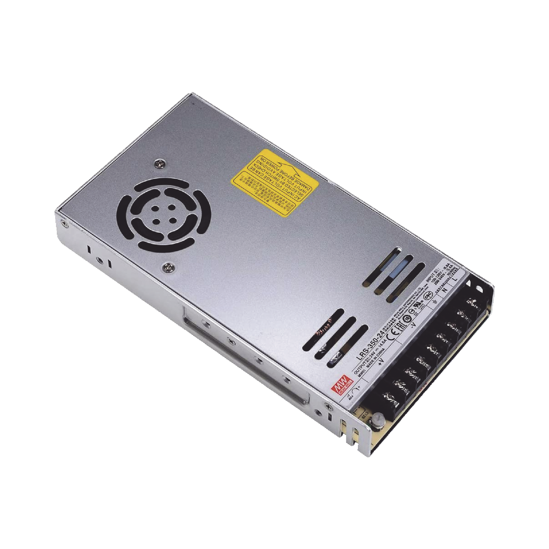 Fuente de Poder Industrial Conmutada 350W de Potencia, 24Vcc, 14.6A