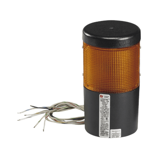 MÃ³dulo de luz LED litestak, 24 Vcc, ambar