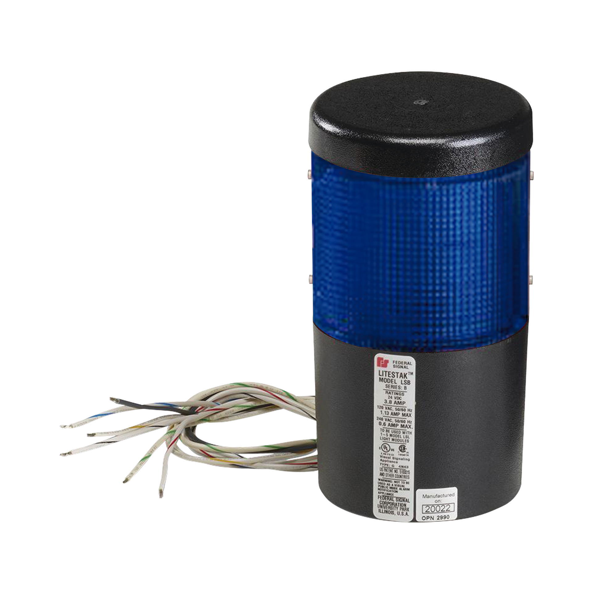 MÃ³dulo de luz LED litestak, 120Vca, azul