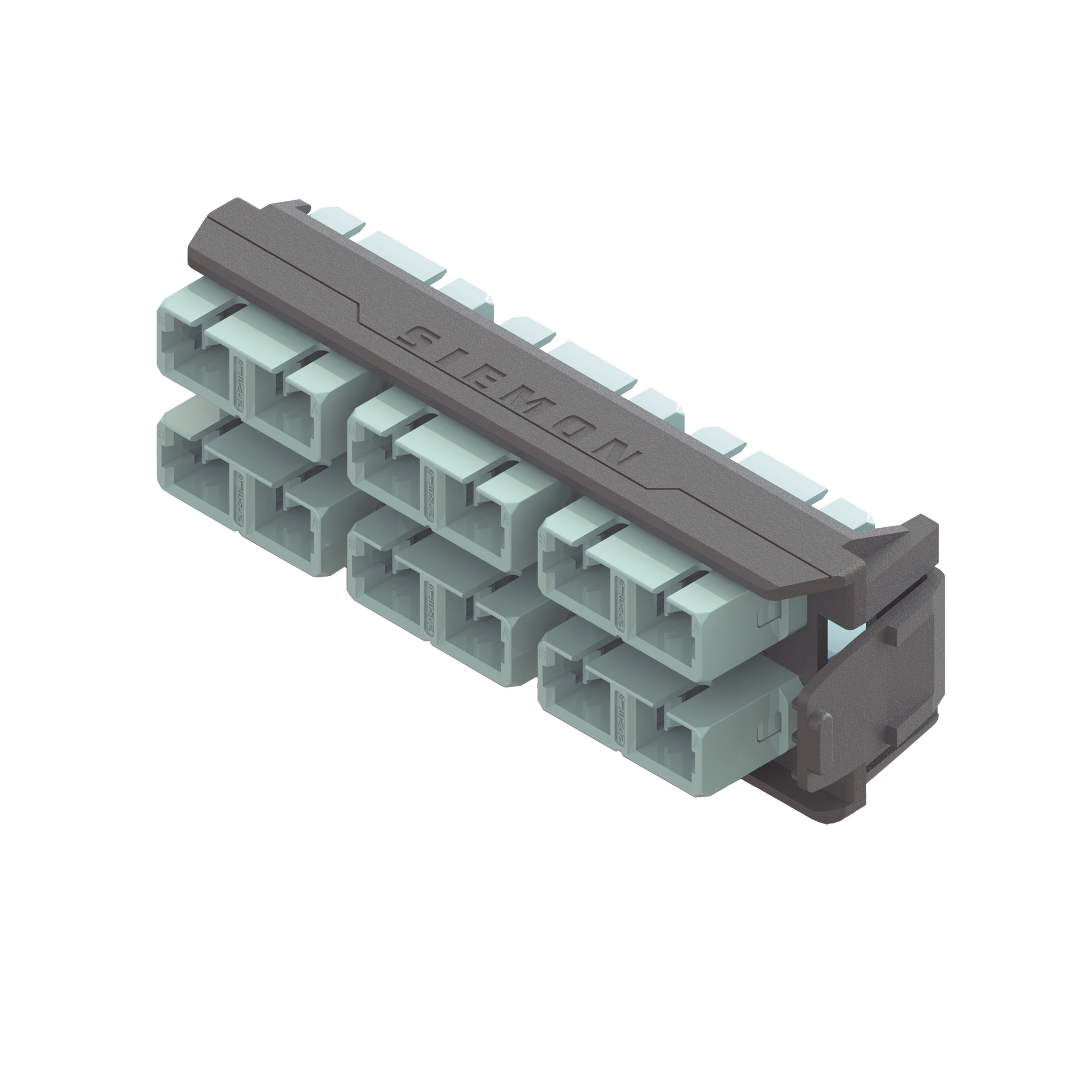 Placa Acopladora LightVerse, 6 Conectores DÃºplex SC, Acepta hasta 12 hilos de fibra Multimodo OM3 y OM4 (No Shuttered)