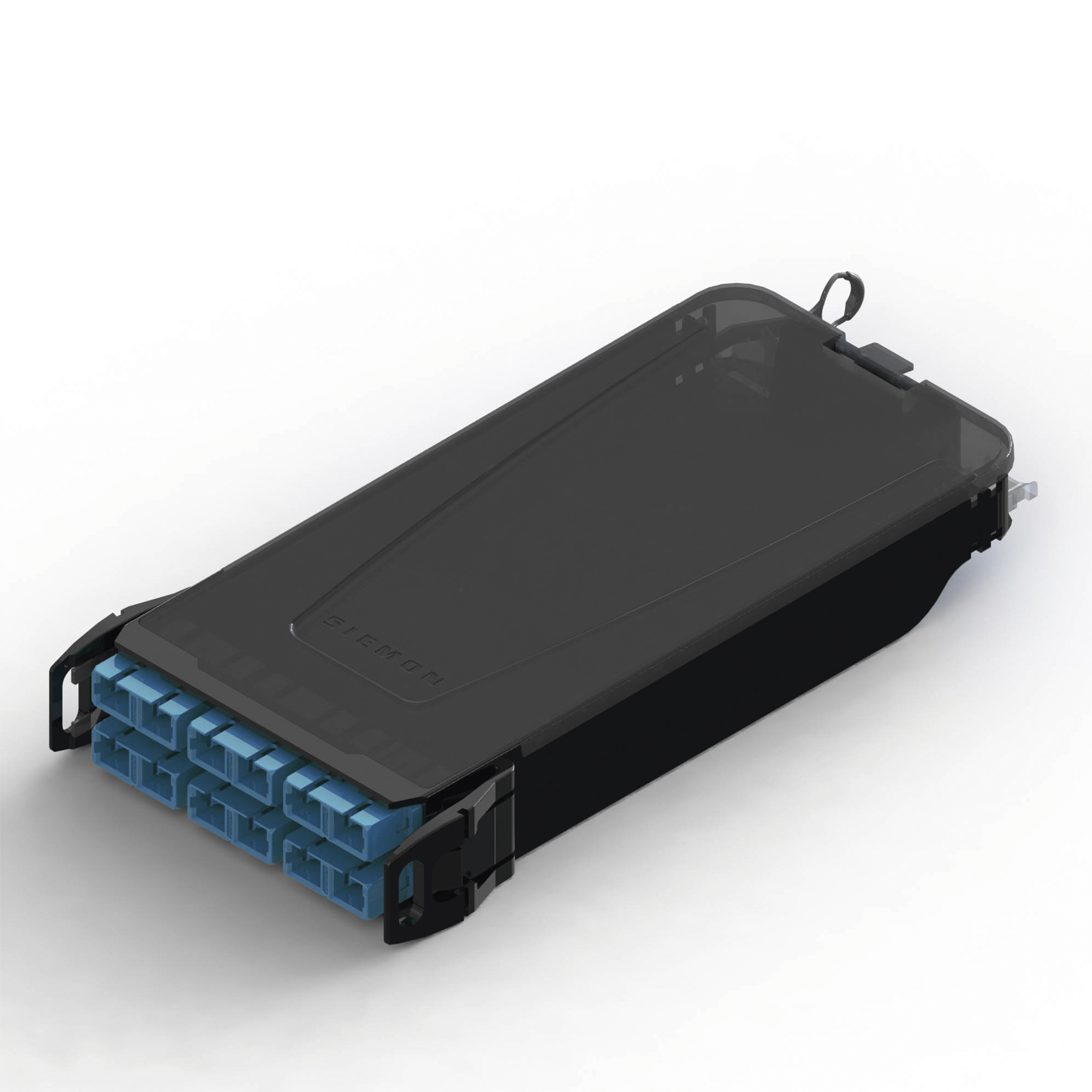 Cassette para empalme (FusiÃ³n) LightVerse, Hasta 12 fibras, Conectores  SC/UPC "Shuttered", para fibra Monomodo, 900um, 1 metro