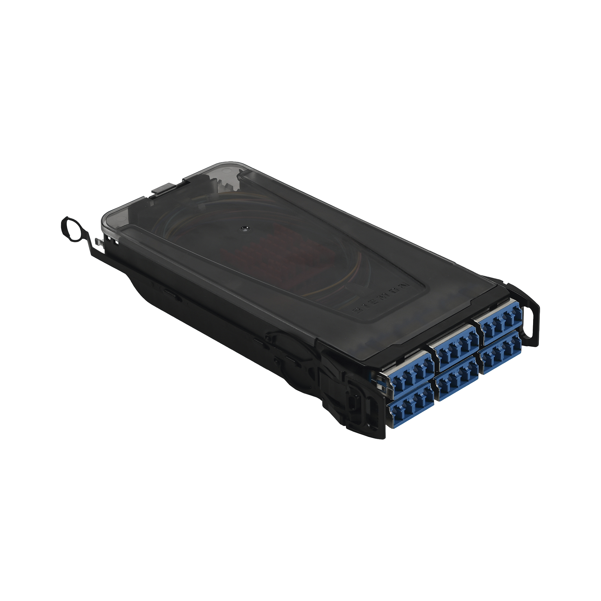 Cassette para empalme (FusiÃ³n) LightVerse, Hasta 24 fibras, Conectores  LC/UPC "Shuttered", para fibra Monomodo, 900um, 1 metro