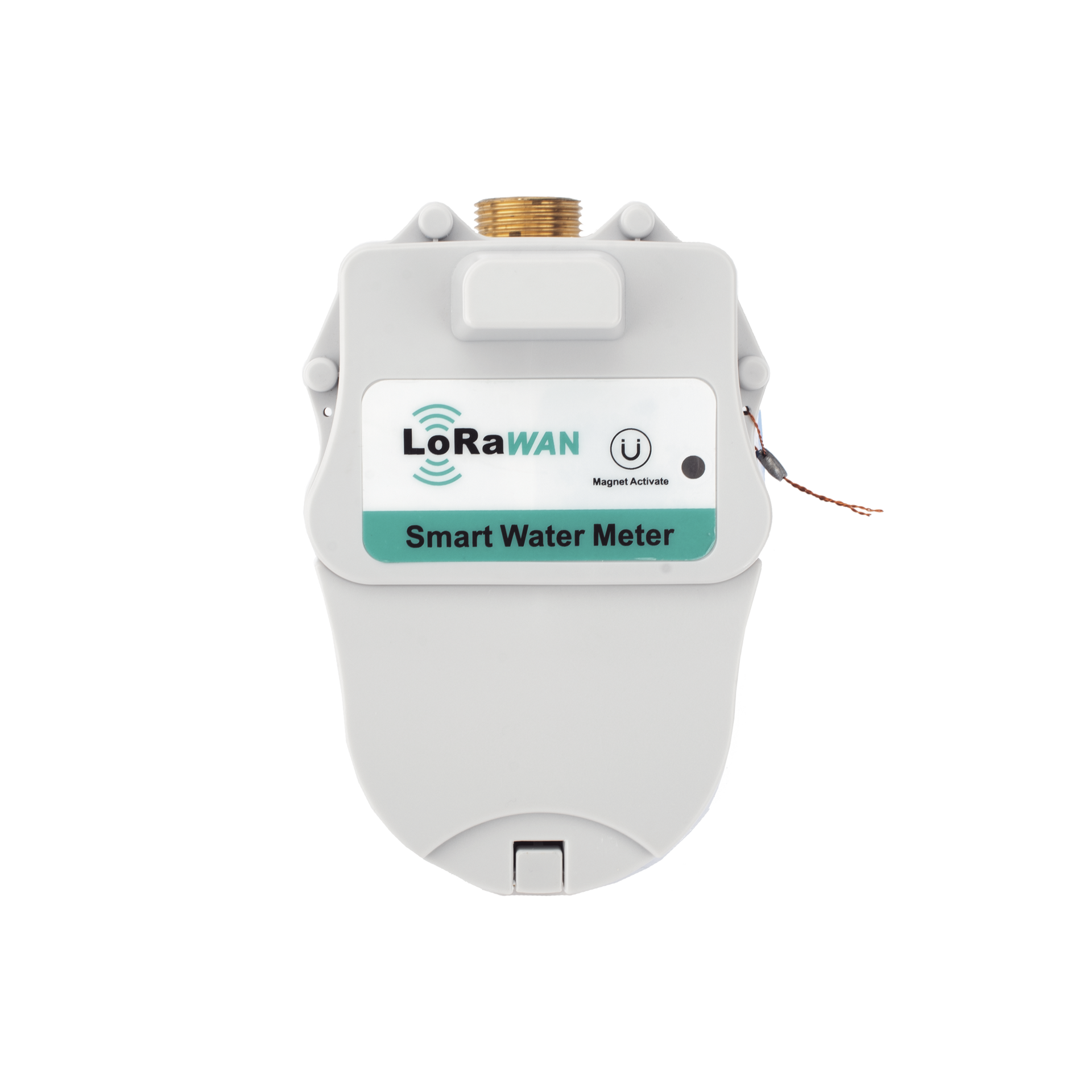 FLUJOMETRO DE AGUA  LORAWANÂ® PARA TUBERIA DE 1/2 PULGADA CON VALVULA DE CORTE DE FLUJO