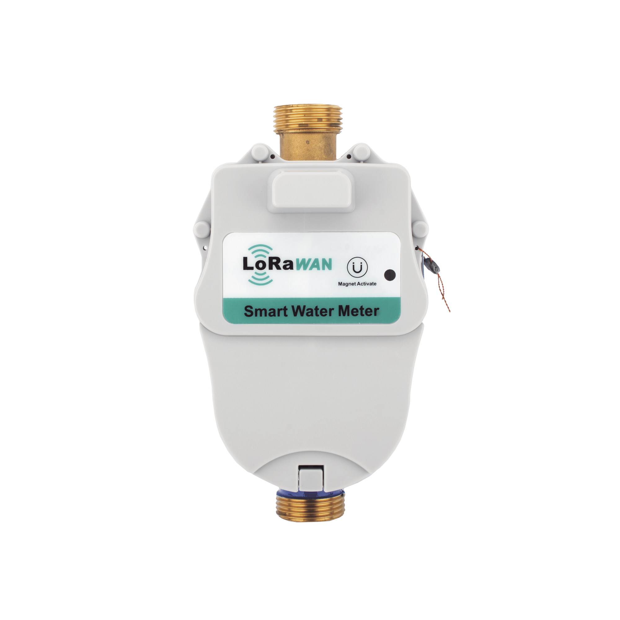 FLUJOMETRO DE AGUA  LORAWANÂ® PARA TUBERIA DE 3/4 PULGADA CON VALVULA DE CORTE DE FLUJO