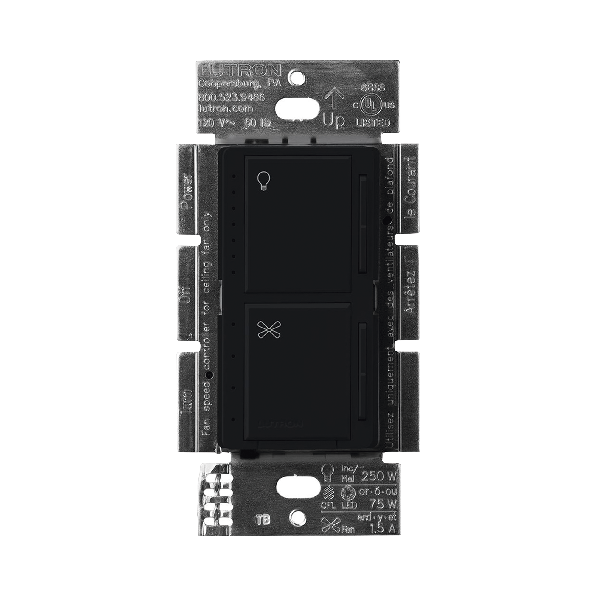 Control de ventilador y regulador de intensidad para LED