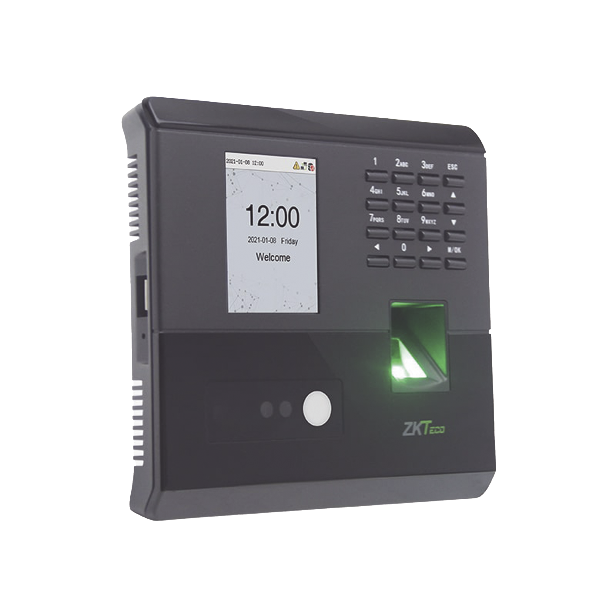 Lector de Reconocimiento Facial y Huella Digital / 100 Rostros / 500 huellas / Soporta DDNS con BIOTIMEPRO / FunciÃ³n ADMS INCLUIDA