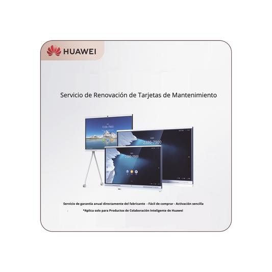Tarjeta de Servicio de Mantenimiento HiCare RFR por un aÃ±o para IdeaHub IHS275SA y IHS286SA
