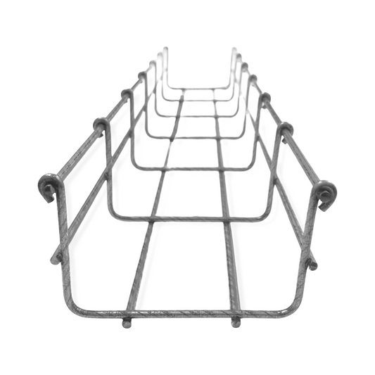 Charola BimetÃ¡lica Tipo Malla 66/100 mm, Ideal Para Utilizarse al Exterior o Zonas HÃºmedas, Hasta 105 Cables Cat6, Tramo de 3 Metros
