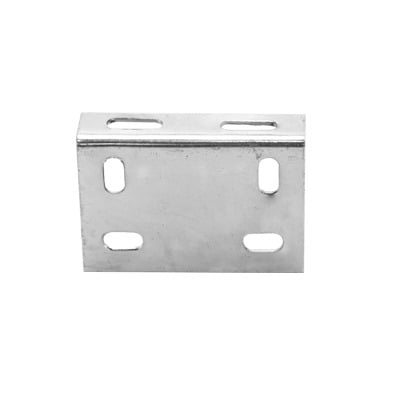 Placa salida a tubo automÃ¡tica para peralte de 66mm y 116mm, con acabado Electro Zinc