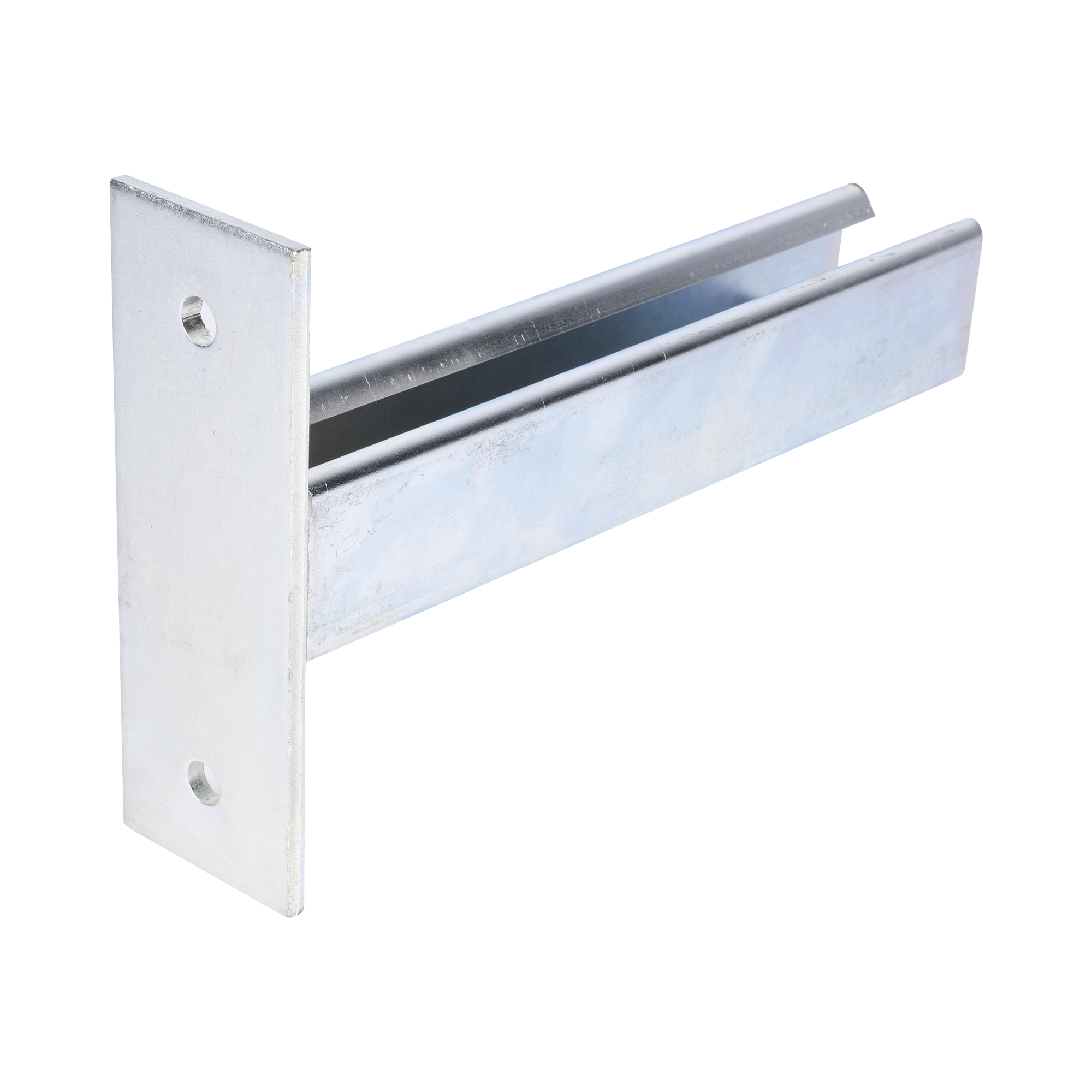 MÃ©nsula Unicanal, 200mm, con acabado Electro Zinc