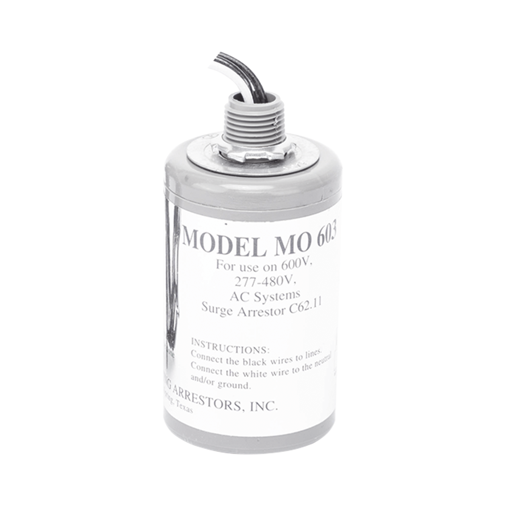 Supresor de Picos Transitorios de Voltaje, para uso en Corriente Alterna en Sistemas Trifasicos de  277-480 Vca.