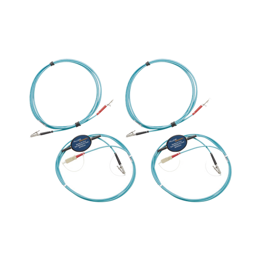 Kit de Cables de Referencia de ComprobaciÃ³n Multimodo CertiFiberÂ® Pro, Para Fibras con Conectores LC de 50Âµm (2 SC/LC metÃ¡lico, 2 LC/LC metÃ¡lico), de 2 Metros