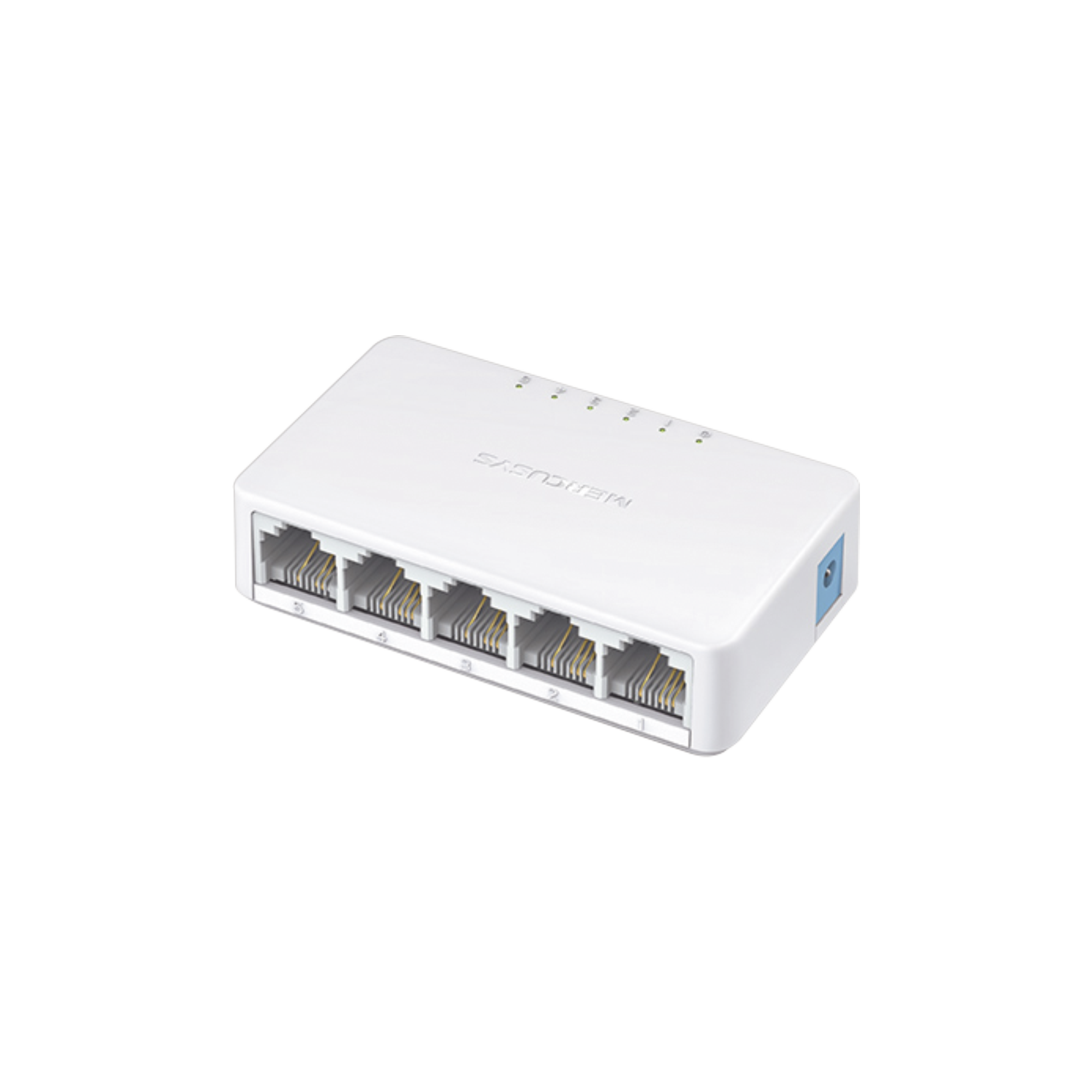 Switch NO Administrable / Para escritorio /  5 puertos 10/100 Mbps / DiseÃ±o Compacto / Plug and Play