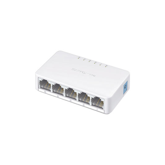 Switch NO Administrable / Para escritorio /  5 puertos 10/100 Mbps / DiseÃ±o Compacto / Plug and Play