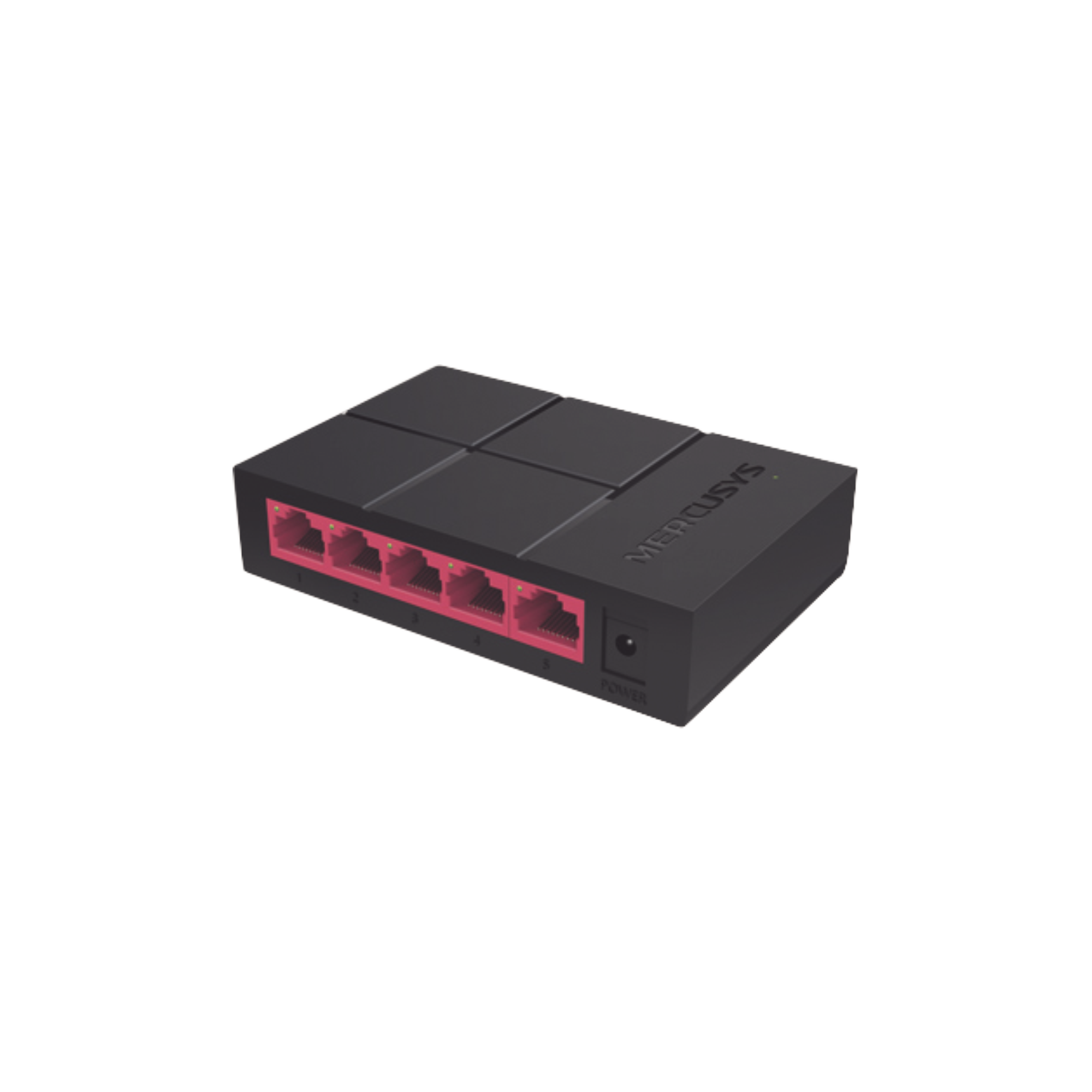 Switch NO Administrable / Para escritorio / Carcasa de PlÃ¡stico / 5 puertos 10/100/1000 Mbps / DiseÃ±o Compacto / Plug and Play