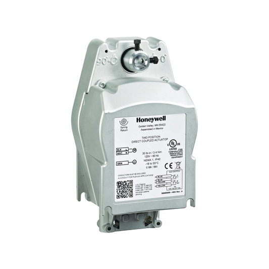 Actuador de dos posiciones de acciÃ³n rÃ¡pida para fuego y humo