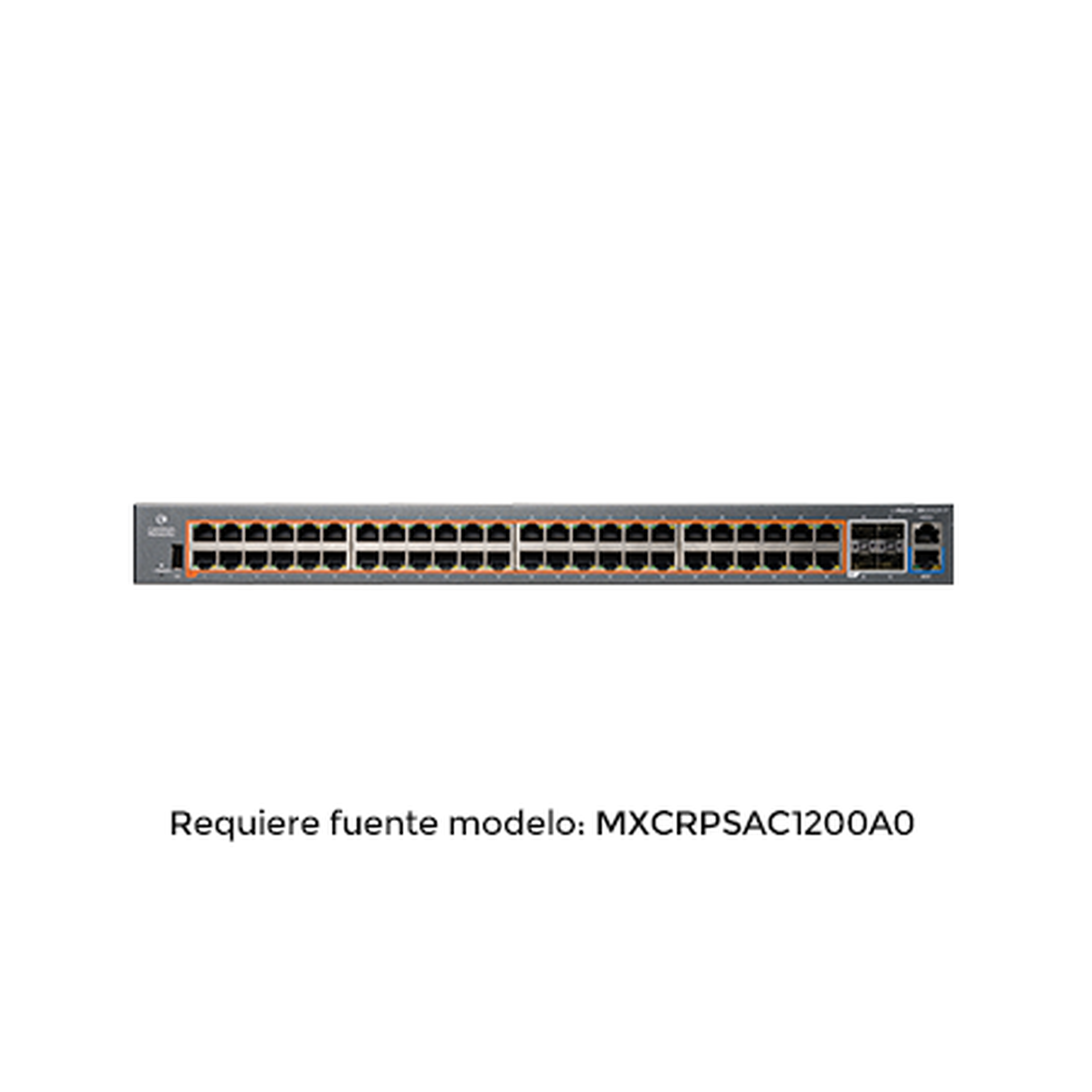 Switch PoE inteligente / cnMatrix EX2052R-P / PoE+ / 48 puertos x 1 Gps / 4 SFP+, fuente de alimentaciÃ³n extraÃ­ble