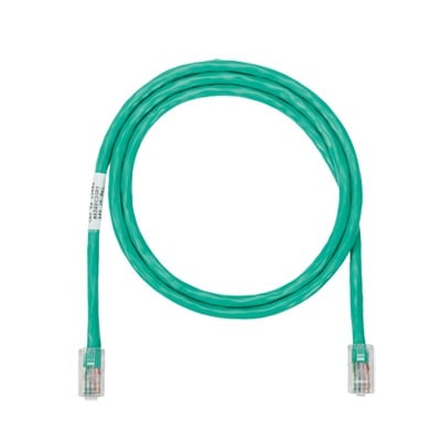Cable de parcheo UTP CategorÃ­a 5e, con plug modular en cada extremo - 3 m. - Verde