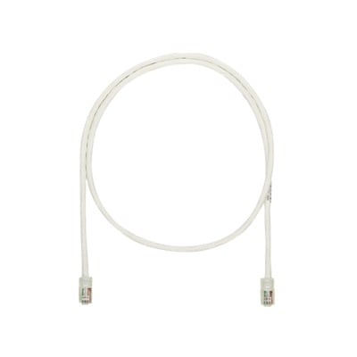 Cable de parcheo UTP CategorÃ­a 5e, con plug modular en cada extremo - 1 m. - Blanco mate