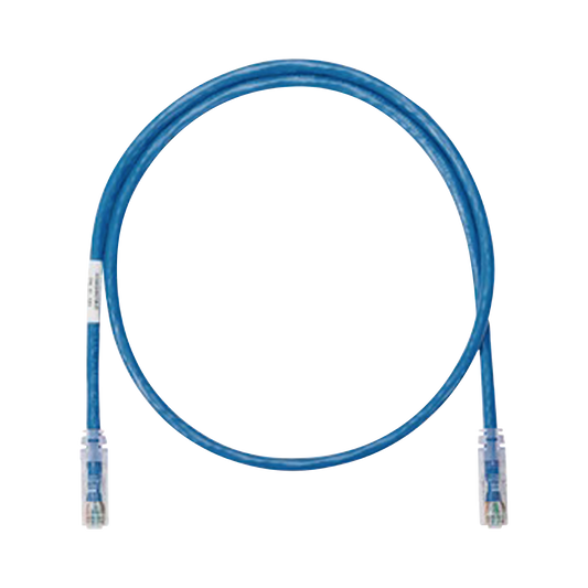 Cable de parcheo UTP CategorÃ­a 6, con plug modular en cada extremo - 4 ft. - Azul