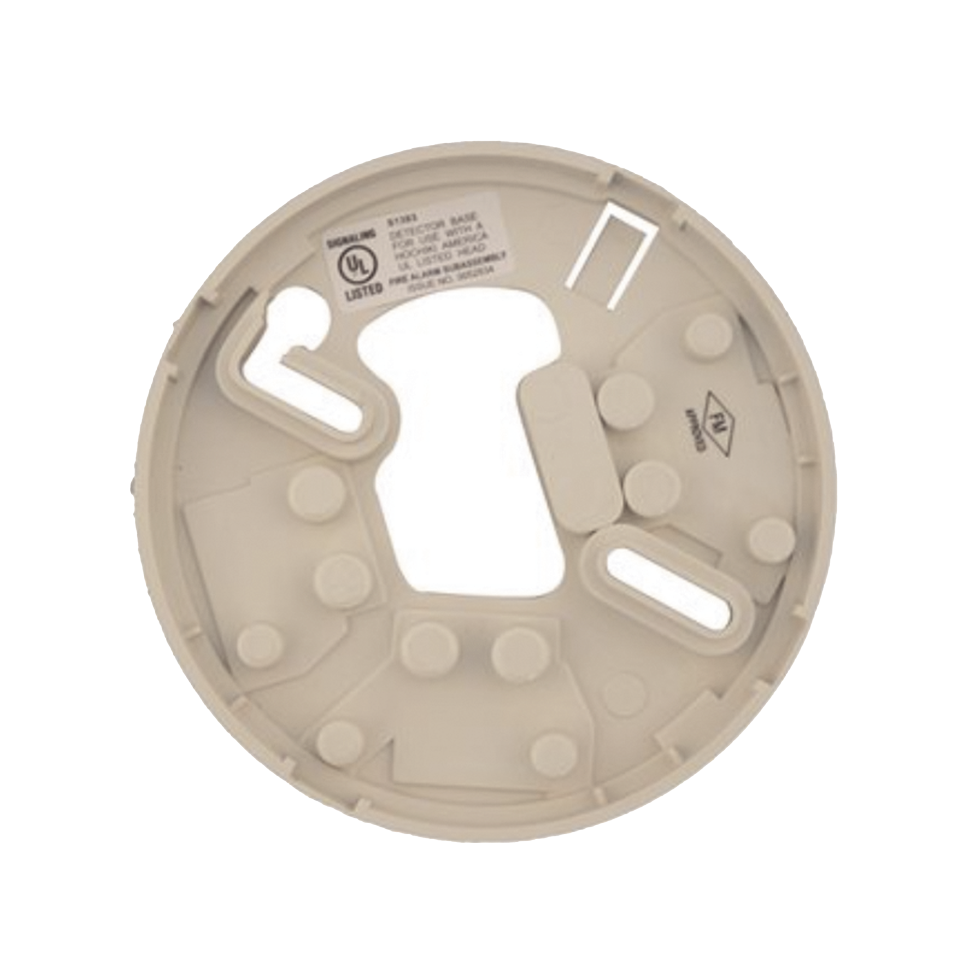 Base Para Detector Convencional Hochiki, DiÃ¡metro 4", 2 Hilos, 24 Vcd (0300-04030 IT), Color Hueso