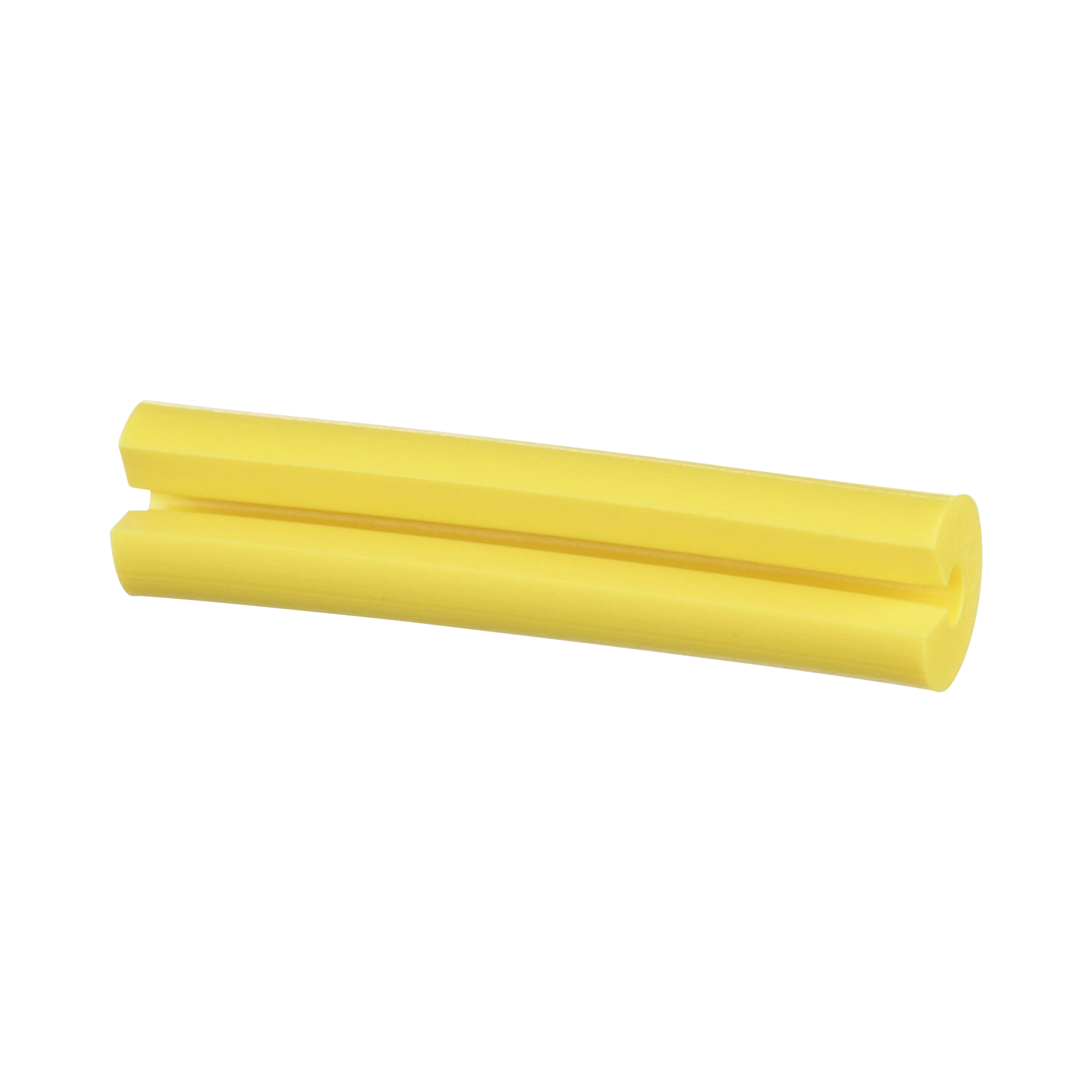 Manguito Porta Etiquetas de IdentificaciÃ³n, Para Fibra Simplex de 2 mm, 1 in de Largo, Color Amarillo, Paquete de 100pz