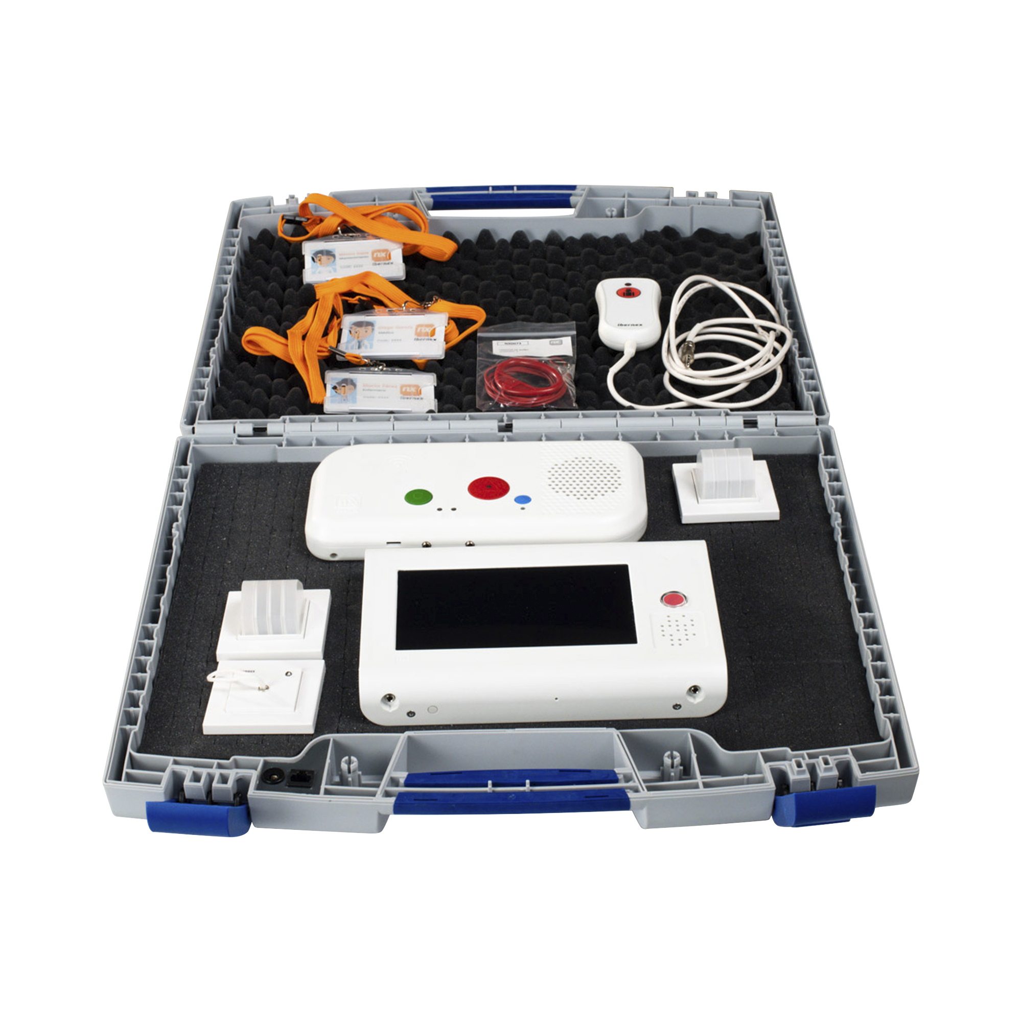 MaletÃ­n Funcional Demo Sistema de Llamada Paciente Enfermera IP con Terminales IP y PerifÃ©ricos