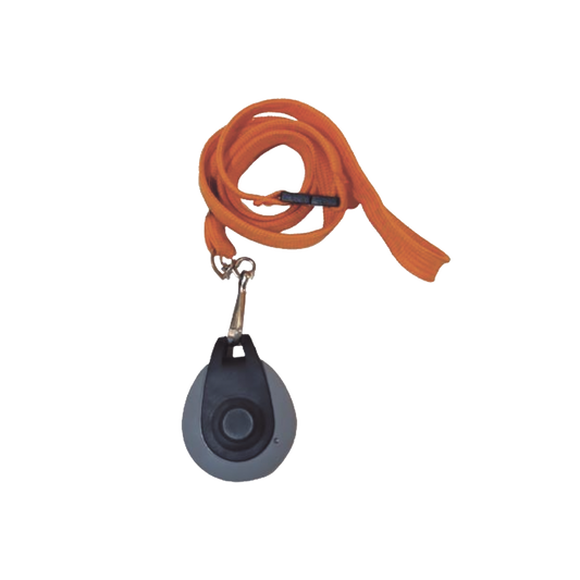 Tag colgante con botÃ³n de alarma para control de errantes, control de acceso y localizaciÃ³n Ibernex