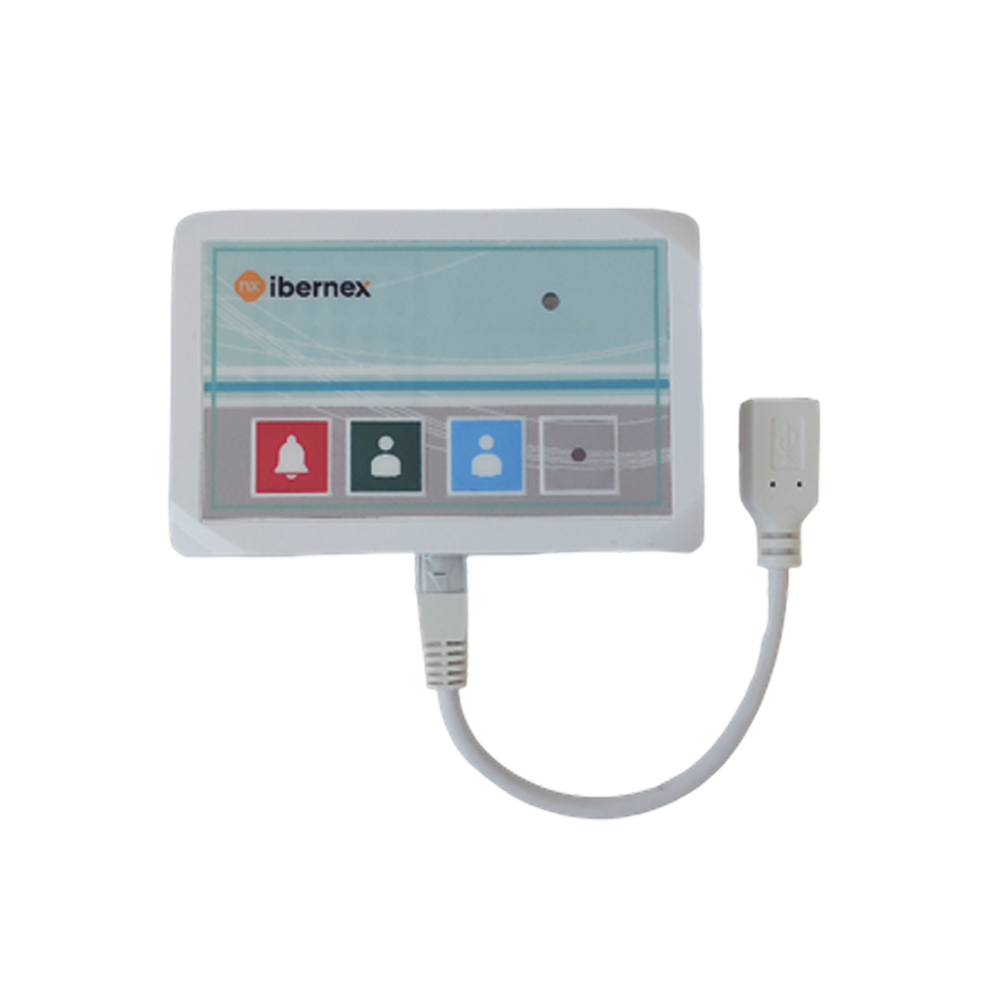 Terminal de Cama InalÃ¡mbrico / BotÃ³n de Alarma Presencia y MÃ©dico / IP54 / Material ABS Antibacteriano / RF 433MHz / 400 metros Distancia TransmisiÃ³n (linea de vista)/ AlimentaciÃ³n 2xAAA / Protocolo POCSAG