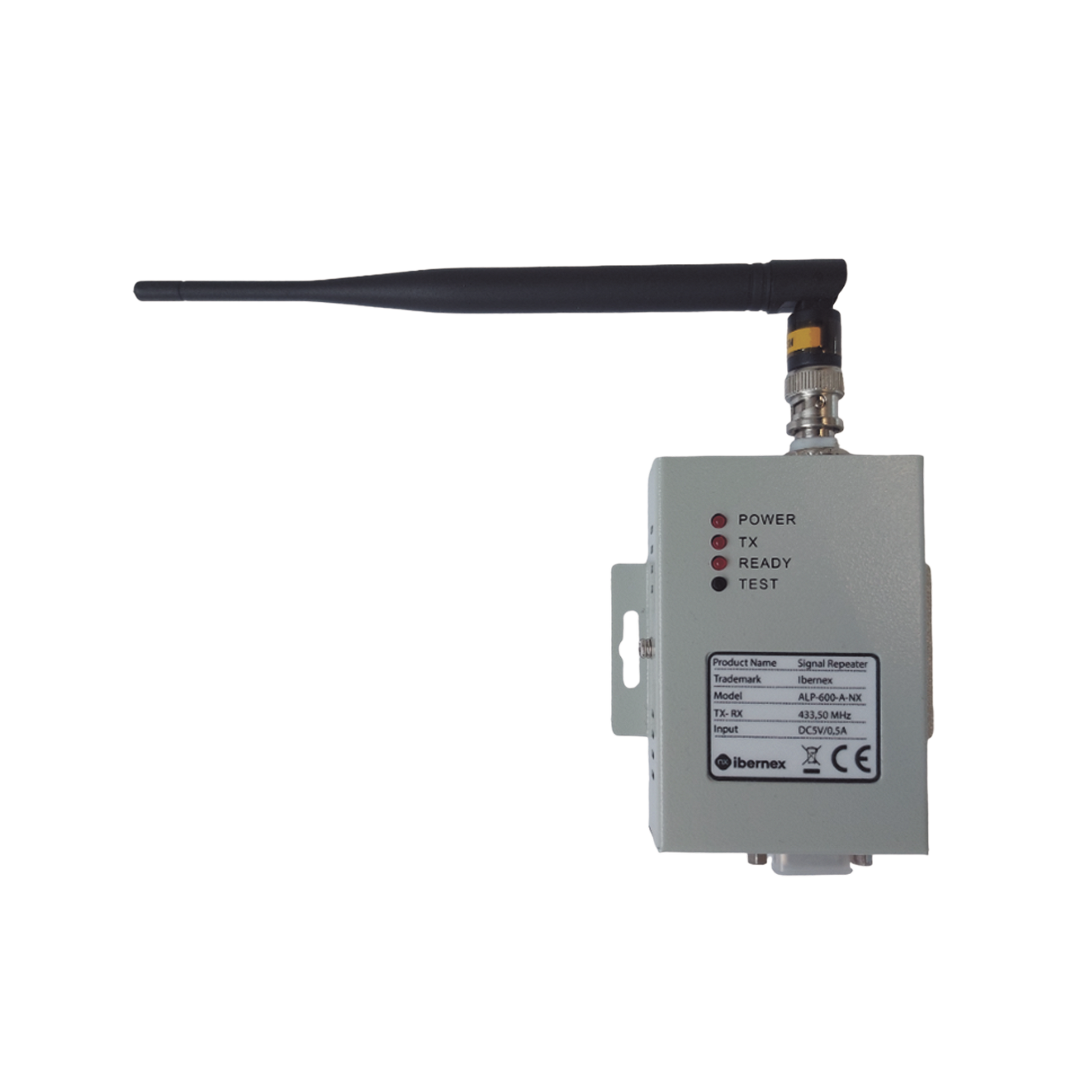 Repetidor y Amplificador de SeÃ±al InalÃ¡mbrico / ModulaciÃ³n FSK / Dimensiones 100x75x25 mm / Peso 0.24 kg / AlimentaciÃ³n 5 V CC o 220 V CA / ABS Antibacteriano