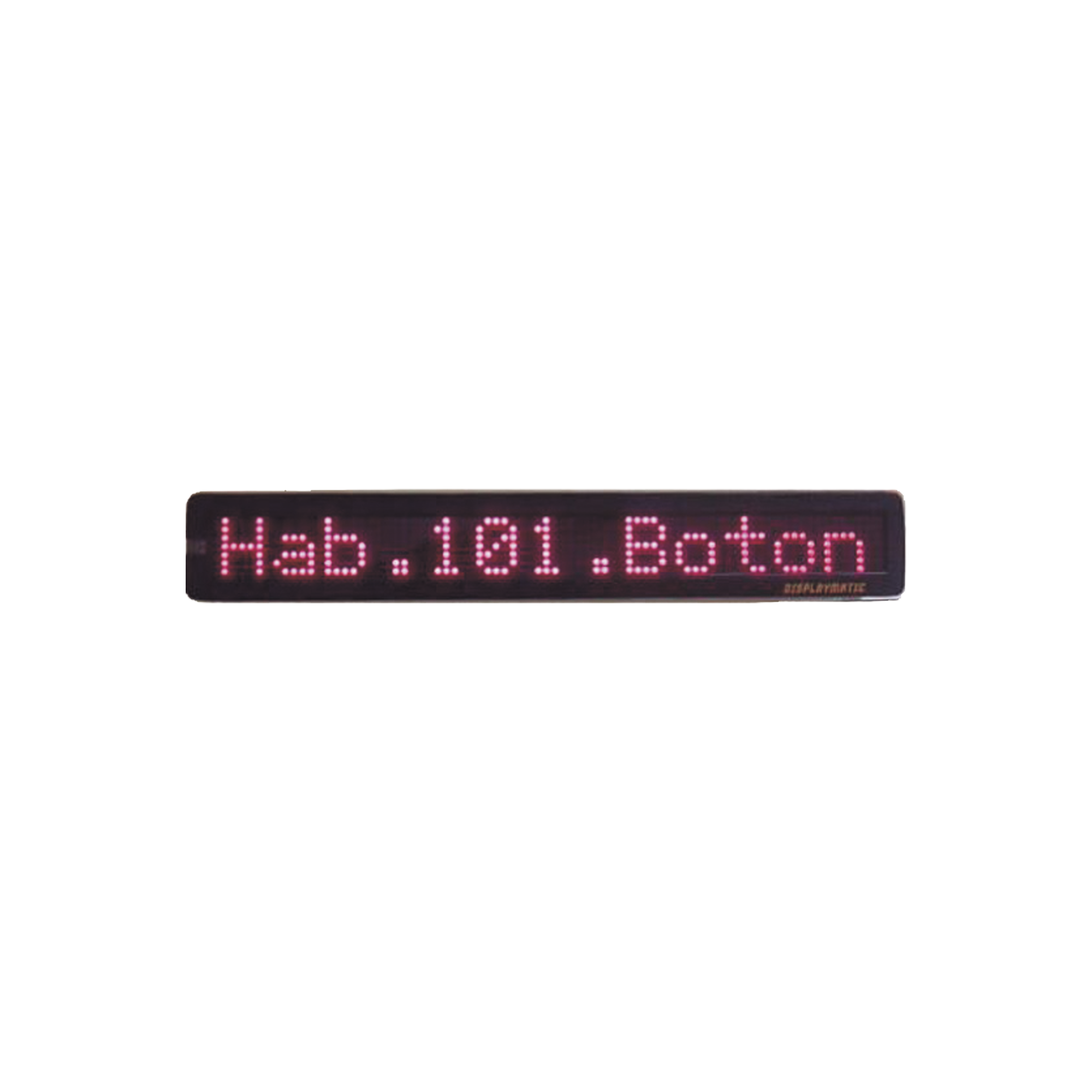 Rotulo Led para Puesto de Control de EnfermerÃ­a / PoE / Compatible con Sistema Ip Paciente-Enfermero