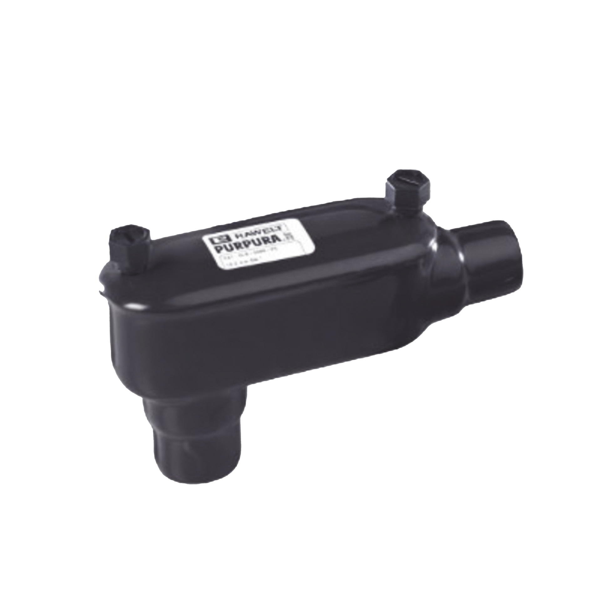 Caja Ovalada tipo LB con Recubrimiento Exterior de PVC de 1" (25.4 mm).