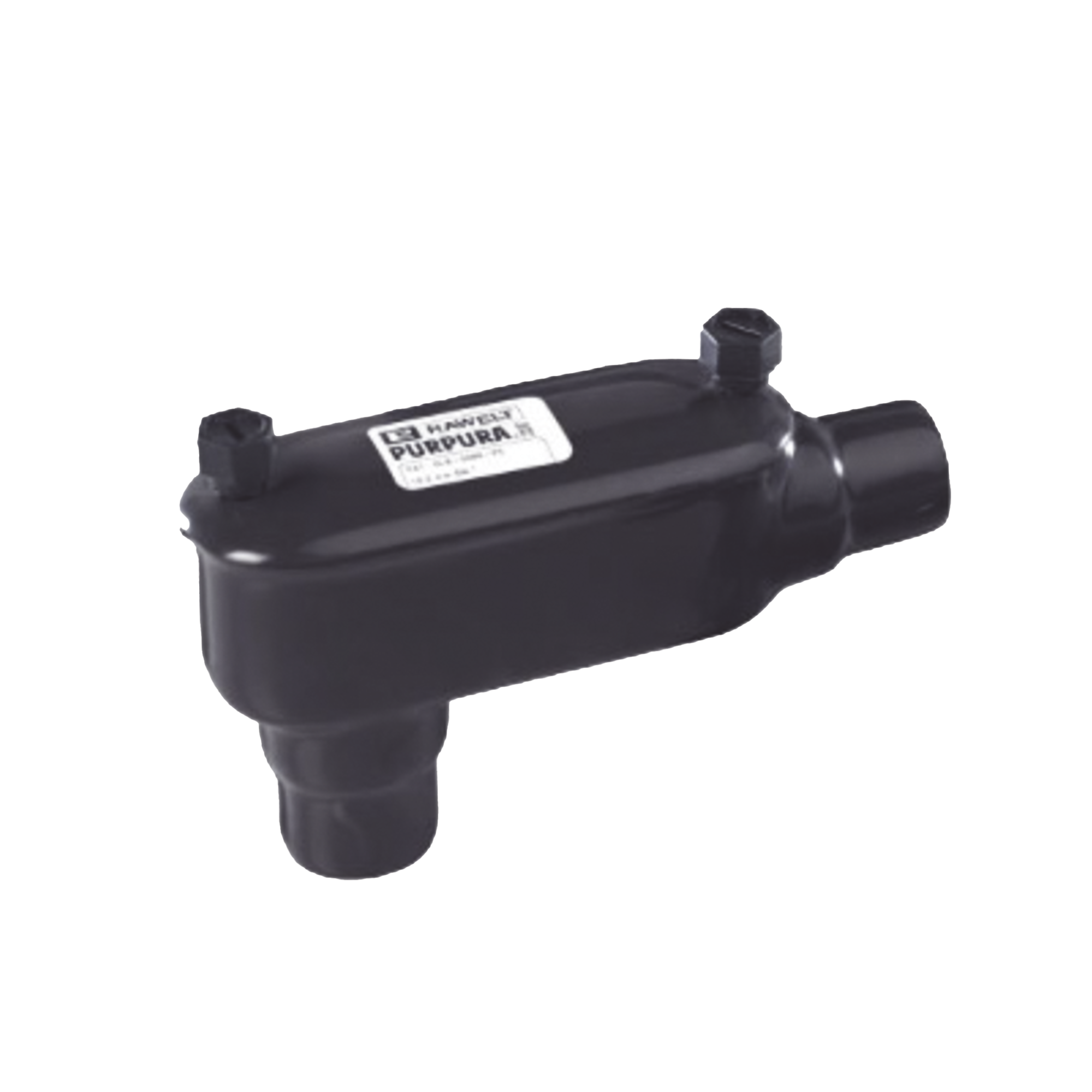 Caja Ovalada tipo LB con Recubrimiento Exterior de PVC de 1" (25.4 mm).