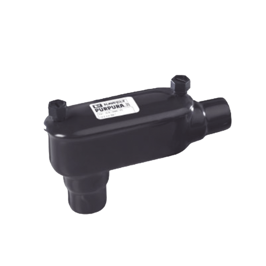 Caja Ovalada tipo LB con Recubrimiento Exterior de PVC de 1" (25.4 mm).