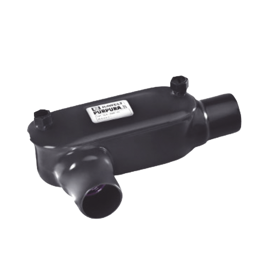 Caja Ovalada tipo LR con Recubrimiento Exterior de PVC de 2 1/2" (63.5 mm).