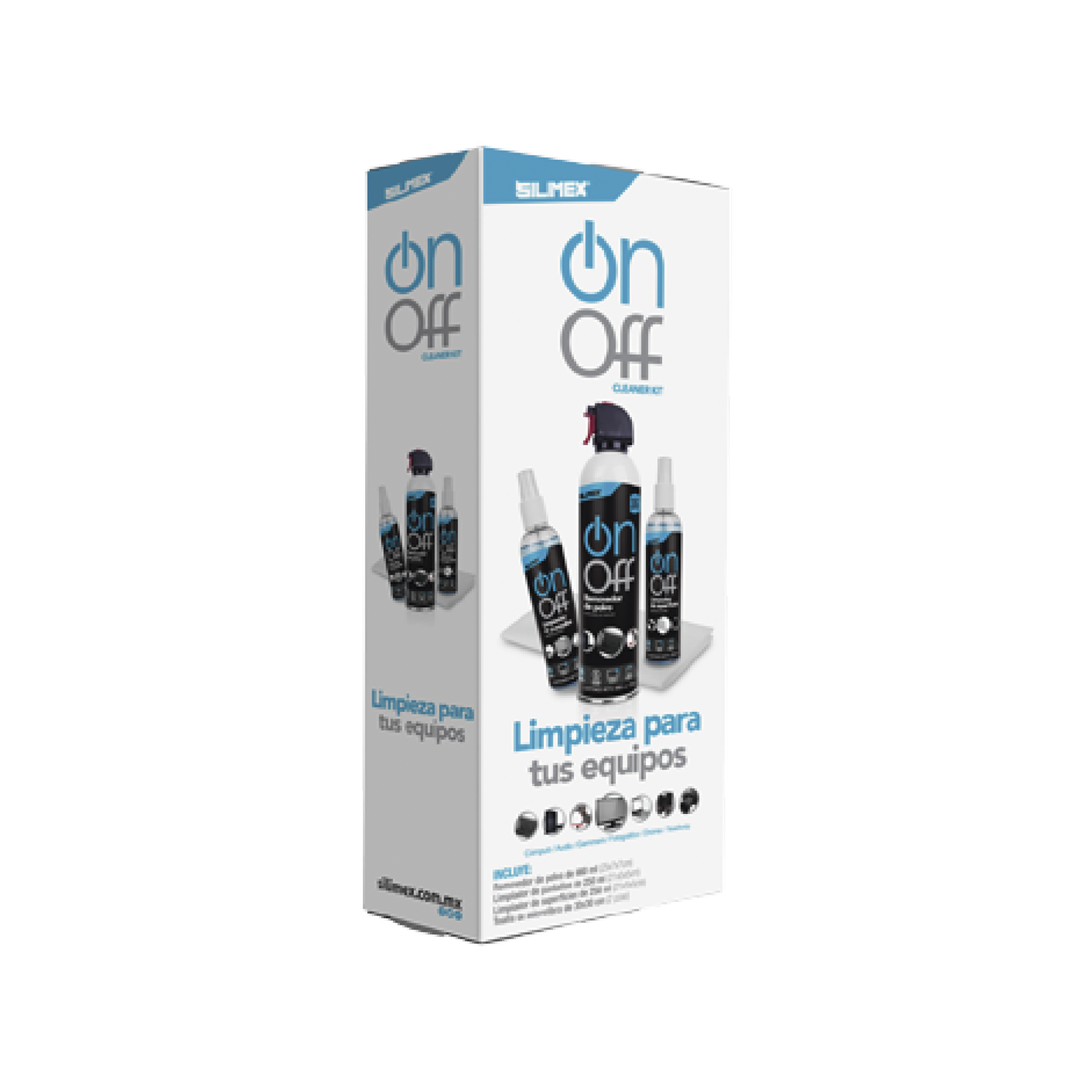 Kit de Limpieza, incluye 4 productos especializados en limpieza de pantallas y superficies, equipo de cÃ³mputo y electrÃ³nicos