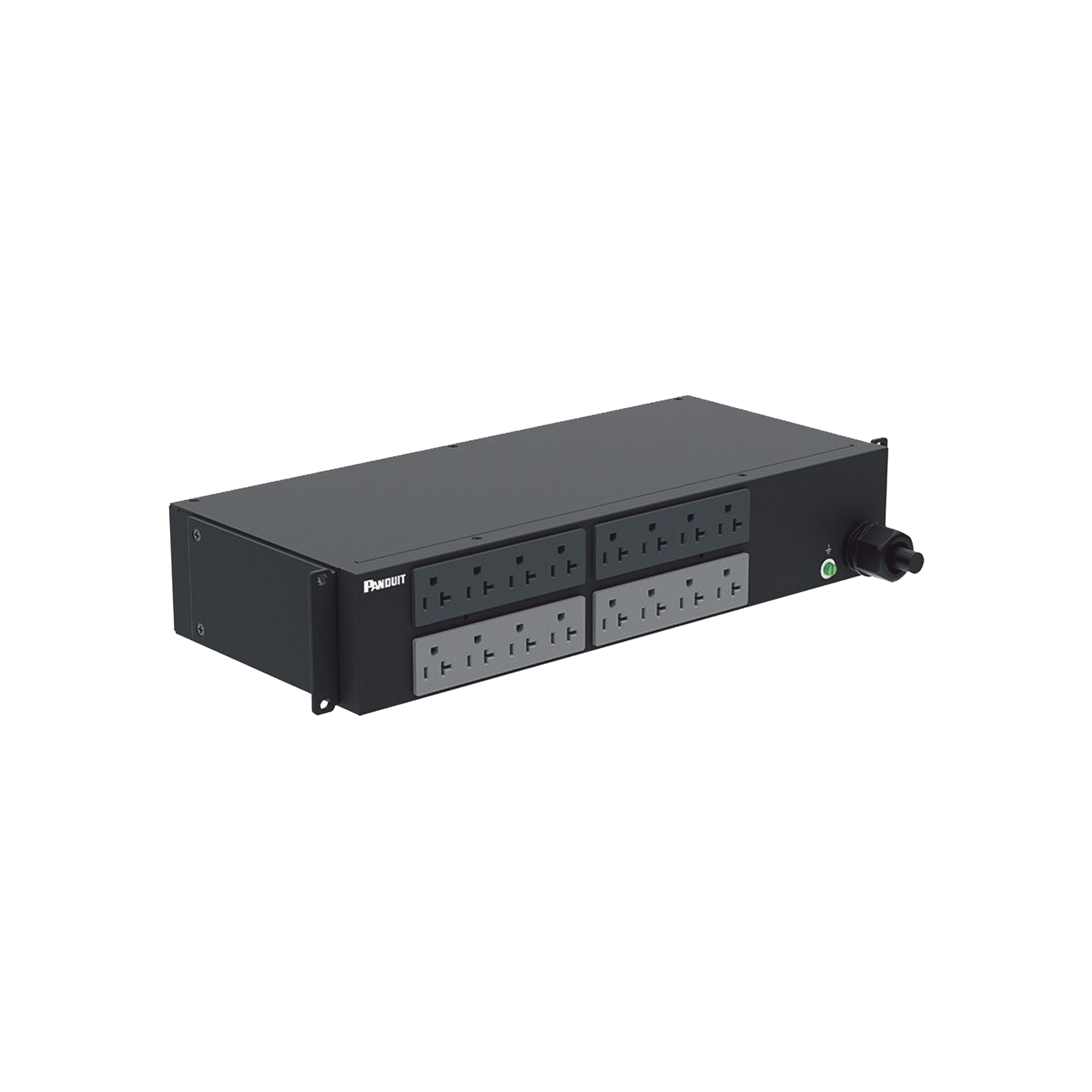 PDU BÃ¡sico para DistribuciÃ³n de EnergÃ­a, Enchufe de Entrada NEMA L5-30P, Con 16 Contactos NEMA 5-20R, InstalaciÃ³n Horizontal de 19in, 2 UR, 30 Amp, 120 Vca