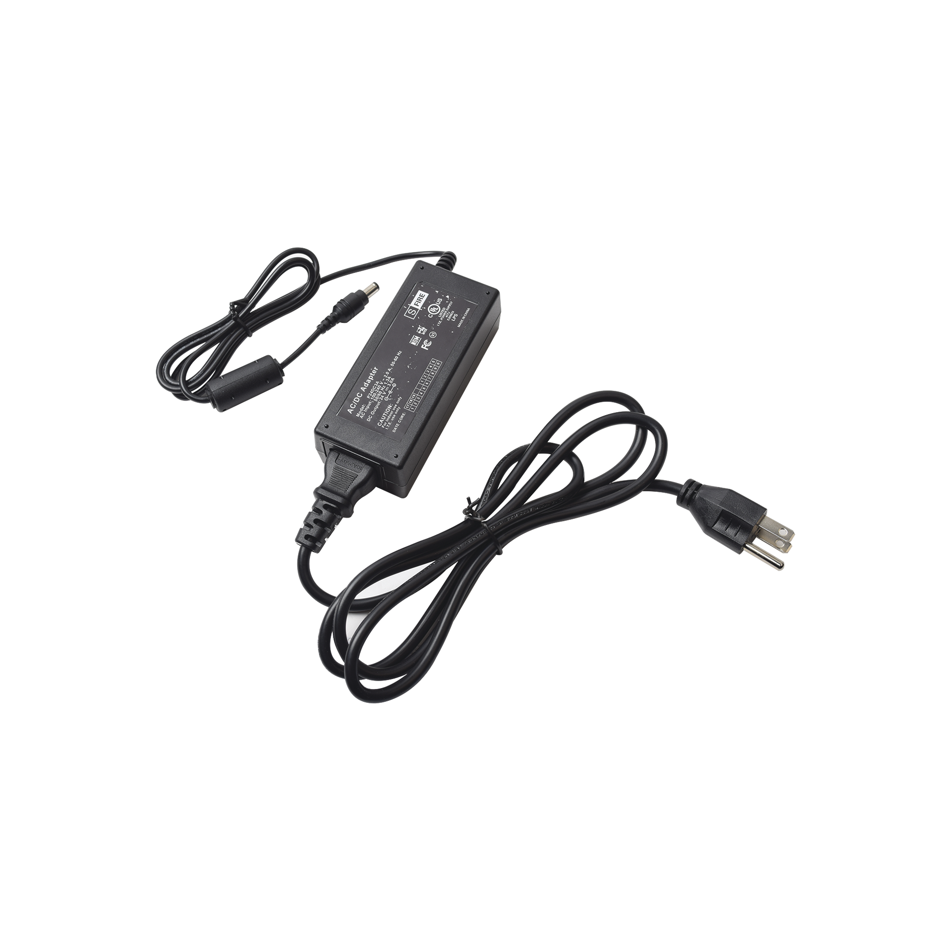 Adaptador de pared de 24 Vcc Regulado @ 3A / UL / Voltaje de Entrada de 100-240 Vca